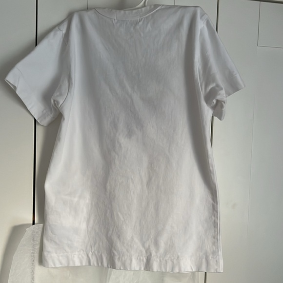 Comme des garçons play women printed heart cotton T-shirt size XS exc/ con - Picture 5 of 7